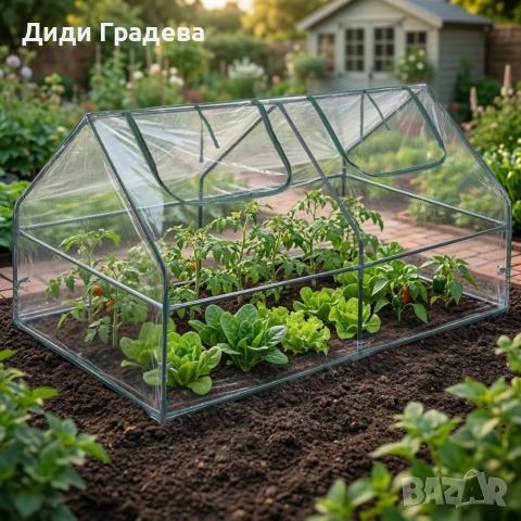 Компактна градинска оранжерия - стабилен микроклимат за вашите растения, снимка 2 - Оранжерии - 53913596