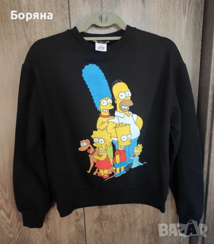 Zara The Simpsons нова спортна блуза, снимка 3 - Блузи с дълъг ръкав и пуловери - 48572601