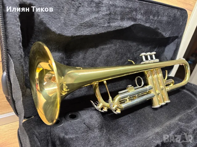 Тромпет Bach TR650 неразличим от нов, оригинален кейс и Bach 7C, снимка 7 - Духови инструменти - 56091721