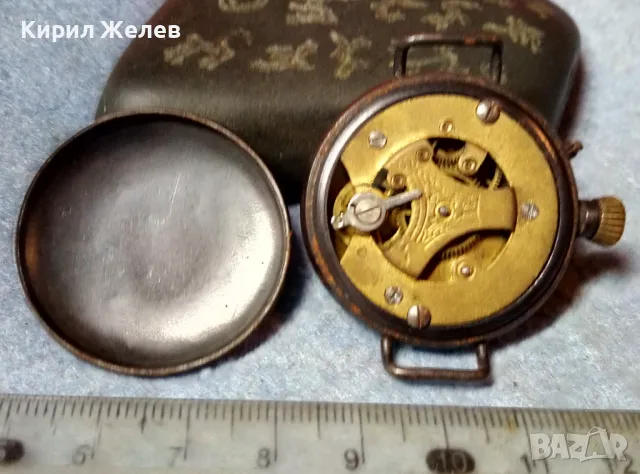 Стар РЯДЪК КОЛЕКЦИОНЕРСКИ МОДЕЛ НЕМСКИ ДЖОБЕН ЧАСОВНИК ПРЕПРАВЕН на РЪЧЕН 47628, снимка 4 - Антикварни и старинни предмети - 48288535