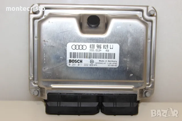 Моторен компютър Audi A4 B6 (2000-2004г.) 038906019LJ / 038 906 019 LJ / 0281011222 / 0 281 011 222