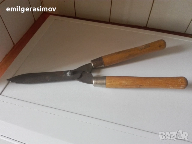 Стар бъкел за вода и ножица за храсти., снимка 7 - Антикварни и старинни предмети - 52253101