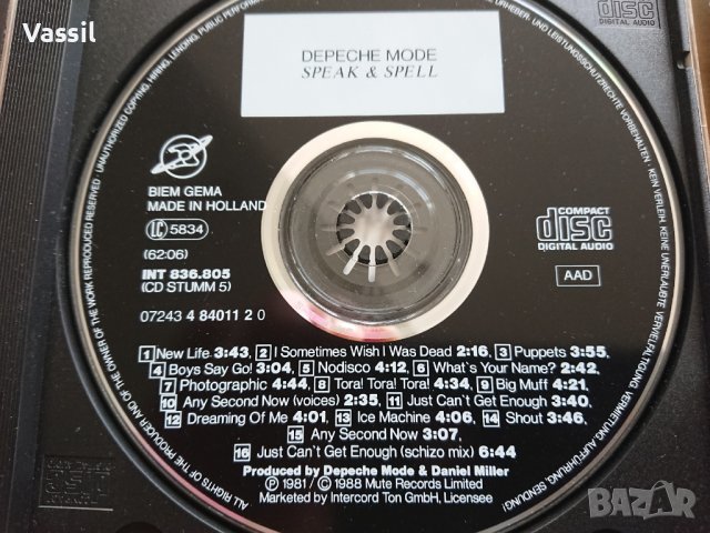 DM depeche mode Dave Gahan erasure CD maxi VHS, снимка 15 - CD дискове - 29500464