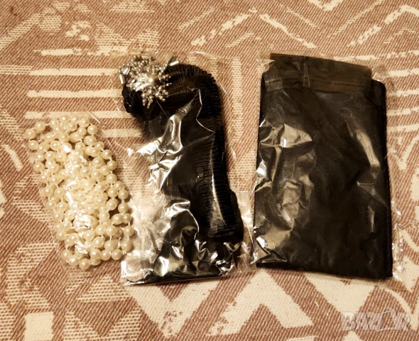 Комплект в стил Гетсби, снимка 2 - Други - 54125903