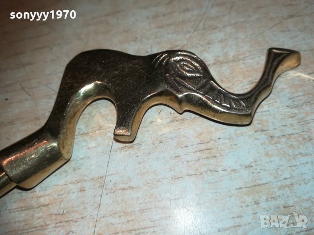 заявена-обувалка-слон-антик внос белгия 0902211020, снимка 2 - Колекции - 31739749