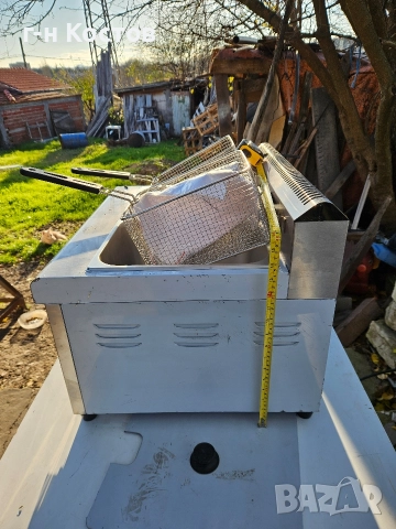 Фритюрник на газ професионален 2х5 литра Цена 450лв., снимка 5 - Обзавеждане на кухня - 52615119