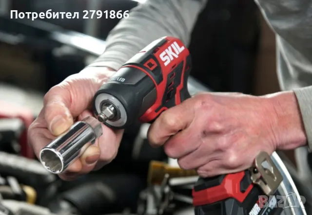Ударен акумулаторен гайковерт SKIL SD1E2280DA комплект със 12VС батерия 2.0Ah и бързозарядно, снимка 8 - Други инструменти - 48264915