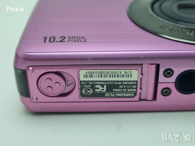 Samsung PL50 Digital Compact Camera Pink 10.2MP, снимка 13 - Фотоапарати - 53038187