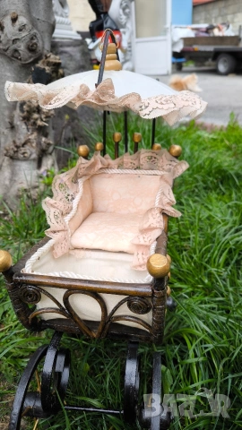Антична количка за кукли, снимка 5 - Колекции - 54149569