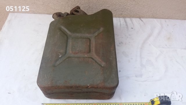 военна туба за гориво - метална 10 литра , снимка 10 - Антикварни и старинни предмети - 38573387