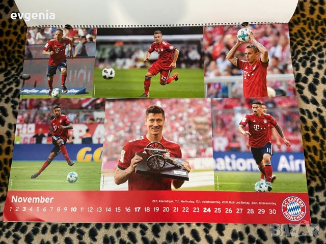 Календар за 2019 FC BAYERN MUNCHEN, снимка 5 - Колекции - 31190986