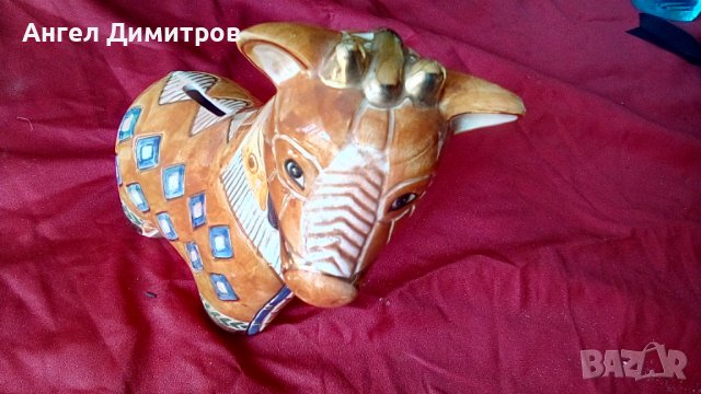 Красив порцеланов жираф, снимка 5 - Антикварни и старинни предмети - 37865298