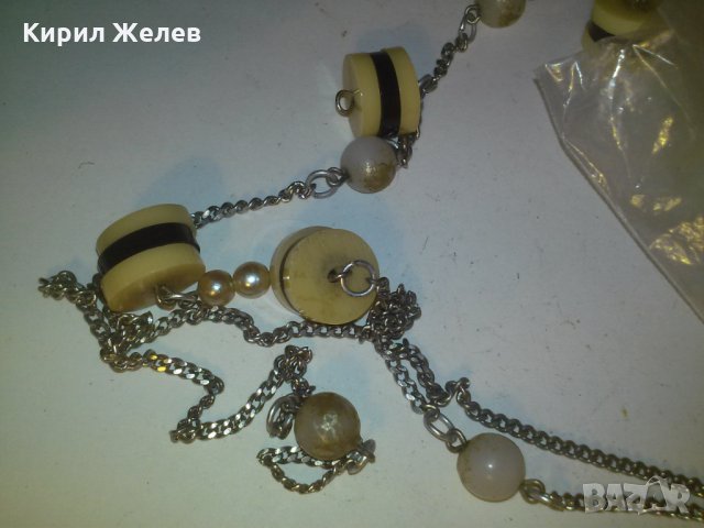 КОСТ ПЕРЛИЧКИ КРАСИВО АРТ ПОСРЕБРЕНО КОЛИЕ 60481, снимка 4 - Колиета, медальони, синджири - 29754067