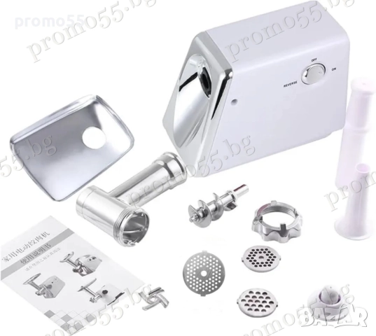 Електрическа Месомелачка 2800W с Остриета от Неръждаема Стомана, снимка 2 - Месомелачки - 52596167