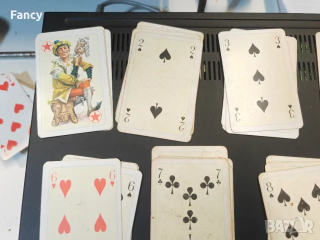 Три чифта стари немски карти , снимка 9 - Колекции - 48298377