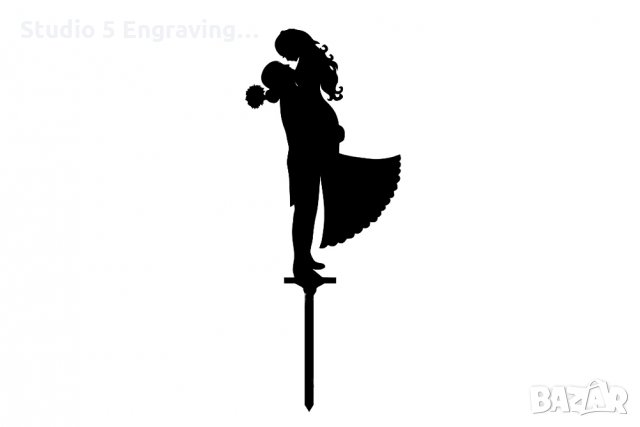 Топер за сватбена торта , снимка 1