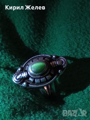 АРТ ДЕКО СКЪПОЦЕНЕН СРЕБЪРЕН МАРКОВ ПРЪСТЕН СРЕБРО 925 с КОТЕШКО ОКО ЮВЕЛИРНА РЪЧНА ИЗРАБОТКА 26442, снимка 18 - Пръстени - 34883983