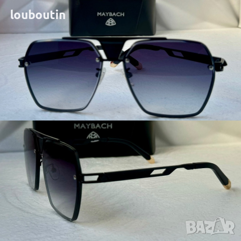 Maybach 2024 мъжки слънчеви очила маска 2 цвята, снимка 1