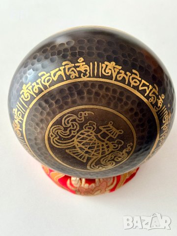 Ръчно изработена тибетска пееща купа, снимка 4 - Антикварни и старинни предмети - 44435814