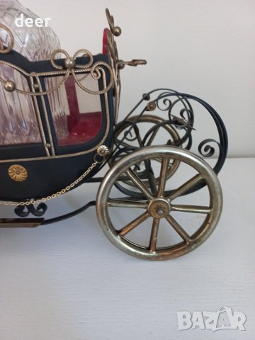 Стариннен музикален файтон  за алкохолна напитка, снимка 4 - Антикварни и старинни предмети - 42777768