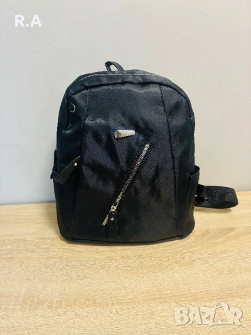 Черна текстилна раница