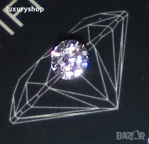 Charles & Colvard, Forever One, Diamont, Round Brilliant - 1.00 ct, снимка 7 - Пръстени - 38974424