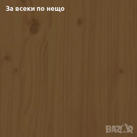 Бар маса, меденокафява, 80x80x110 см, борово дърво масив, снимка 5 - Маси - 48351417