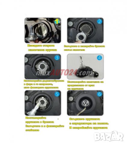 Диодна крушка 9006 С6 36W 2бр. в комплект, снимка 4 - Аксесоари и консумативи - 31339872