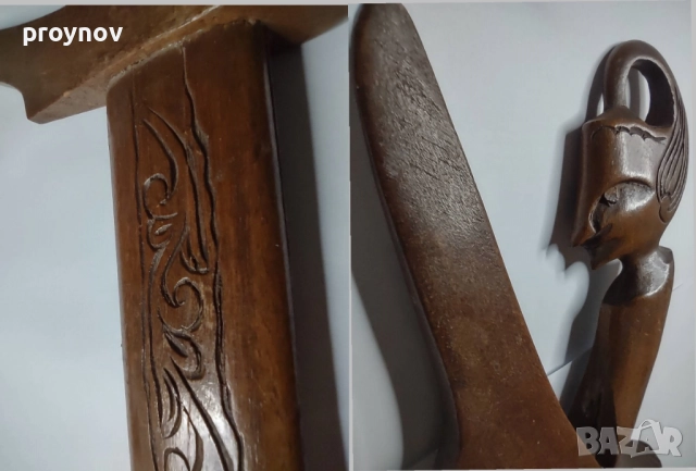 Кама за жертвопринушения с ликът на Гхатоткача, снимка 4 - Антикварни и старинни предмети - 52180408