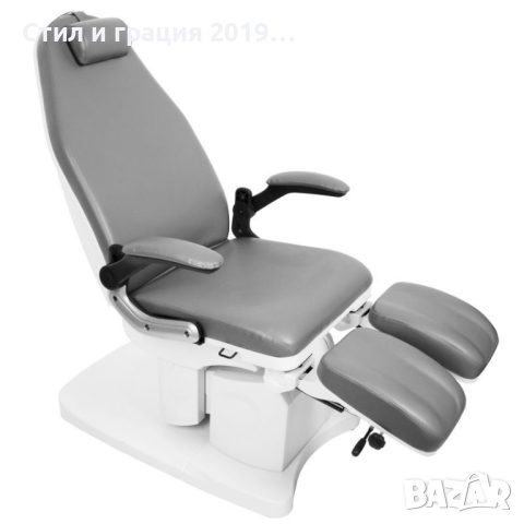 Стол за педикюр Azzurro 709A (3 мотора) - сив/бял, снимка 2 - Педикюр и маникюр - 44514128