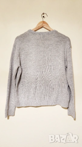 Коледен пуловер сив с пингвини, снимка 6 - Блузи с дълъг ръкав и пуловери - 53157328