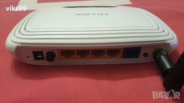 Wi-Fi Рутер TP-Link TL-WR741ND ver.4.27, снимка 4 - Рутери - 53189863