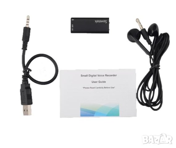 Метална Ултра Лека 7.2гр. Супер Мини Флашка Диктофон MP3 Плеър с Кристален Звук и 8GB Вградена Памет, снимка 4 - Аудиосистеми - 42537376