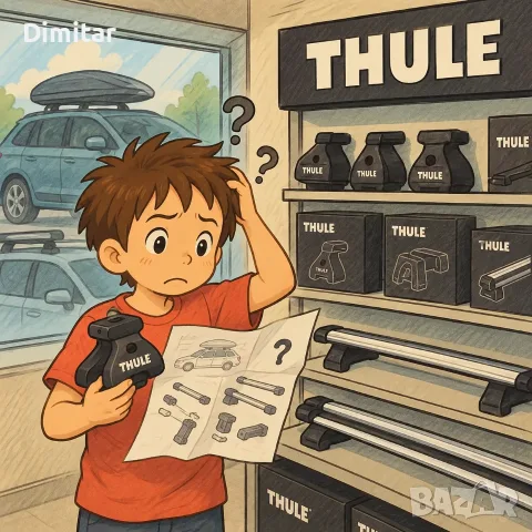 Thule кит, основи и части - Списъка в описание