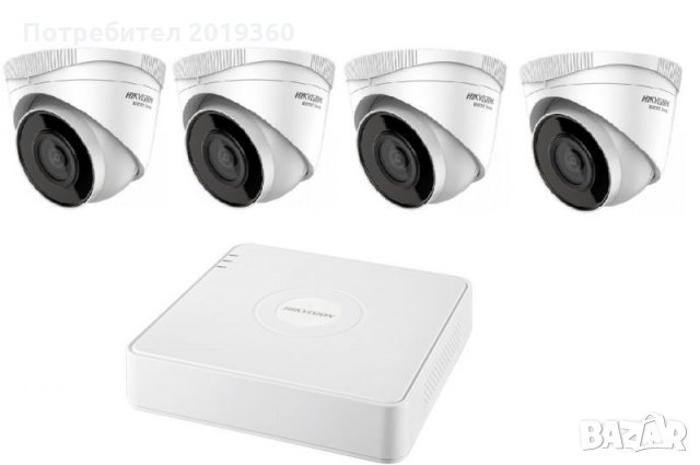 IP Комплекти Hikvision 2 и 4 мегапиксела цени от 680, снимка 2 - Комплекти за видеонаблюдение - 34445574