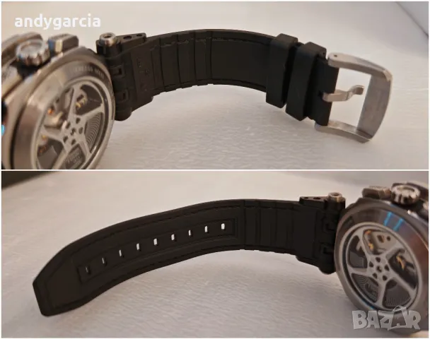 TISSOT T-RACE AUTOMATIC CHRONOGRAPH T115.427.27.061.00 като нов с кутия 100% оригинален, снимка 14 - Мъжки - 47965943