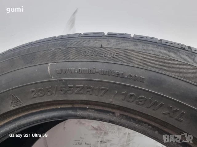 2бр всесезонни гуми 235/55/17 RADAR L03560 , снимка 4 - Гуми и джанти - 51259902