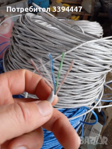 UTP LAN кабел , Лан ютп мрежови кабел за интернет и видеонаблюдение .305м, снимка 4 - Кабели и адаптери - 52211898