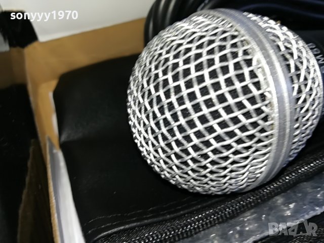 shure profi mic с кабел и кожен кеис 2005221054, снимка 7 - Микрофони - 36820071