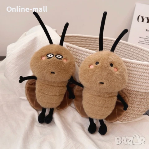 Плюшена играчка Хлебарка, 25см Смешна плюшена играчка , снимка 2 - Плюшени играчки - 51138516