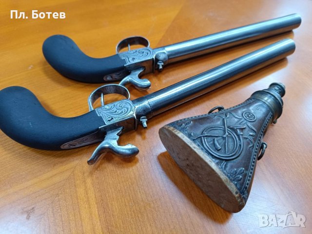 Чифт капсулни пистолети/револвер , снимка 8 - Антикварни и старинни предмети - 44394262