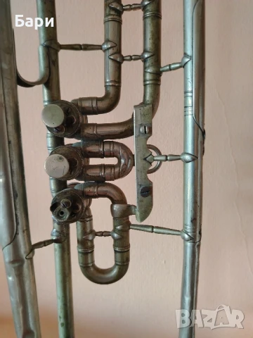 Стар духов музикален инструмент за декорация, снимка 15 - Антикварни и старинни предмети - 50624398