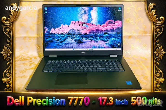 Dell Precision 7770/Intel Core i5-12600HX/16GB RAM/512GB NVMe/Intel UHD/17.3 FHD IPS 100% DCI-P3