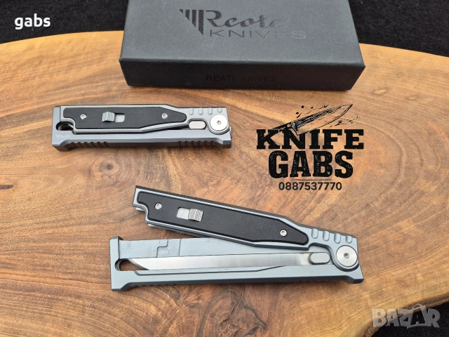 Reate EXO Graviti knife,гравитационен сгъваем нож,два размера, снимка 5 - Ножове - 49278687