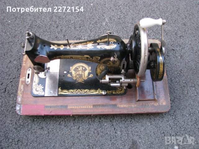 Шевна машина 19 век FRISTER & ROSSMANN, снимка 4 - Антикварни и старинни предмети - 29904931