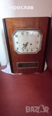 Стенен часовник, снимка 3 - Антикварни и старинни предмети - 42334812