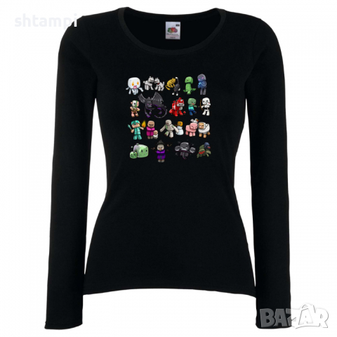 Дамска тениска Minecraft 8 майнкрафт Minecraft,Игра,Забавление,подарък,Изненада,Рожден Ден., снимка 2 - Тениски - 36520930