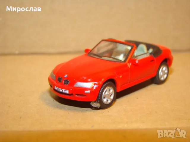 1:72 HONGWELL BMW Z 3 ИГРАЧКА КОЛИЧКА МОДЕЛ, снимка 2 - Колекции - 48500776