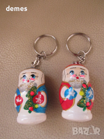 Ключодържател-матрьошка от Русия-Дядо Мраз, снимка 6 - Колекции - 52529684