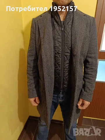 Мъжко зимно палто, снимка 6 - Палта - 48123467